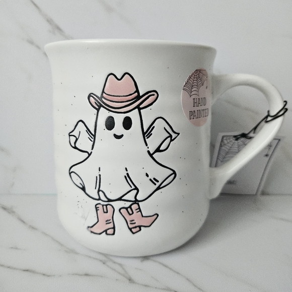 cobwebs and cauldrons Other - Ghost cowgirl mug- cobwebs and cauldrons